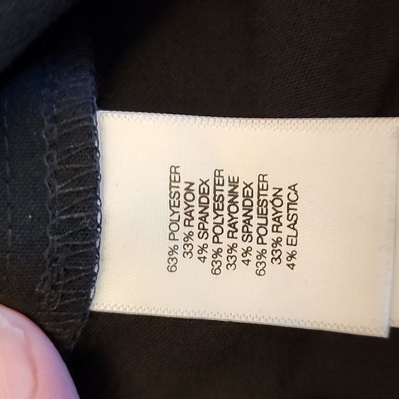 NWT Kenneth Cole Amanda Black Dress Trousers sz 14 - Picture 9 of 9